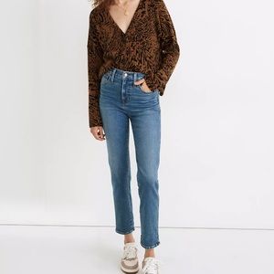 Madewell Stovepipe Roadtripper Slim Straigjt Jean NWT